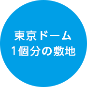 東京ドーム1個分の敷地