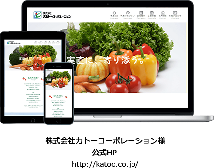 株式会社カトーコーポレーション様　公式HP